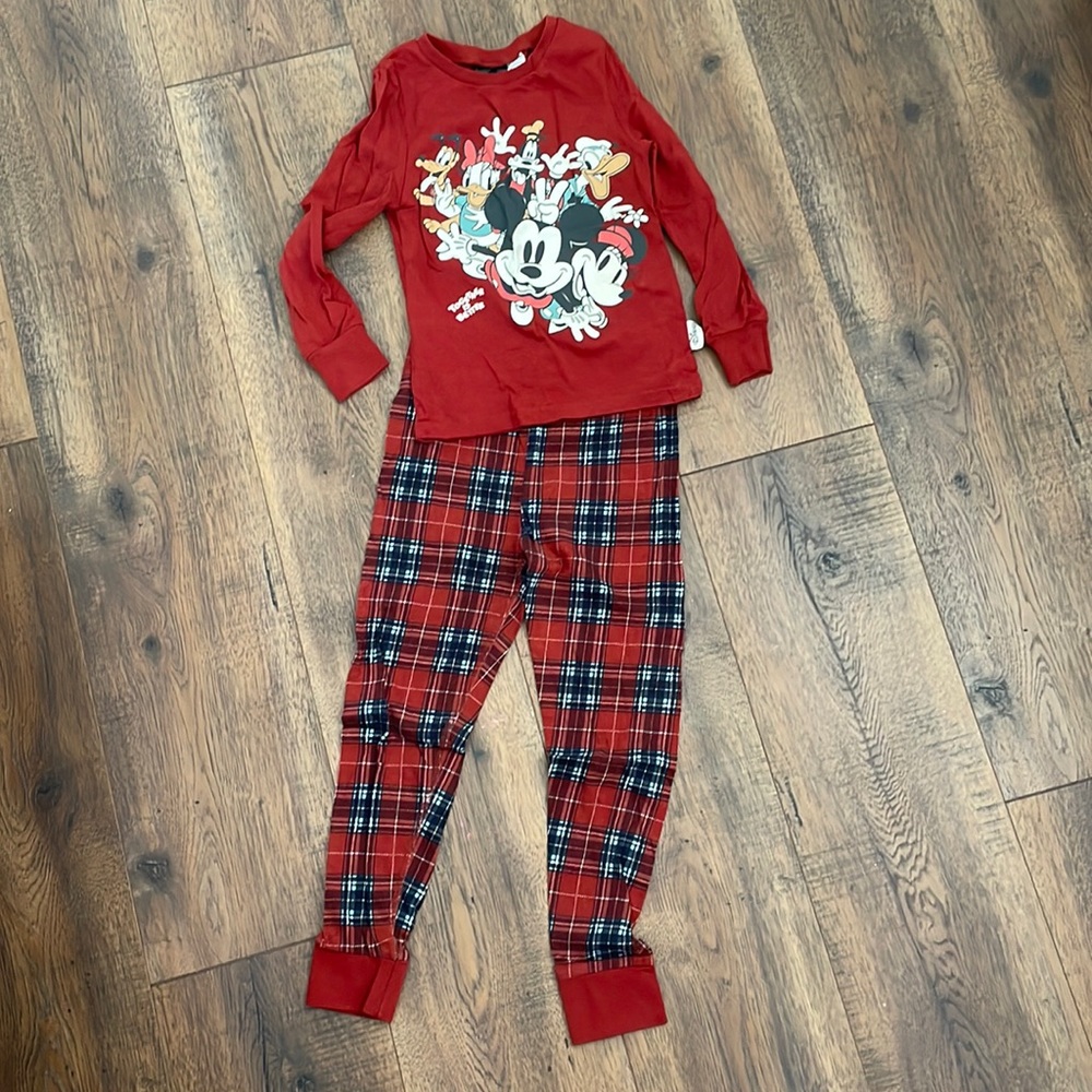 Printed pajamas Red Dark Mickey Mouse